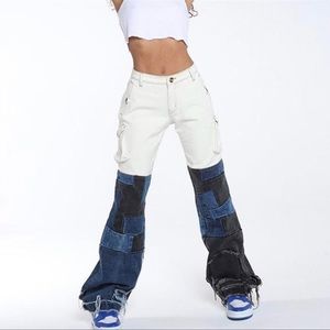 NWT Jaded London Patchwork Jeans Size 24